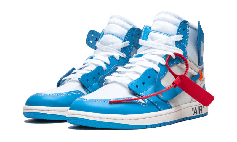 Air Jordan 1 Retro High Off-White University Blue - AQ0818-148 - Kickzmi