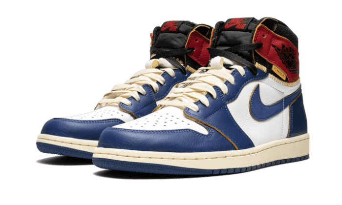 Air Jordan 1 Retro High Union Los Angeles Blue Toe - BV1300-146 - Kickzmi