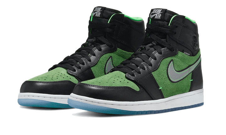 Air Jordan 1 Retro High Zoom Black Green - CK6637-002 - Kickzmi