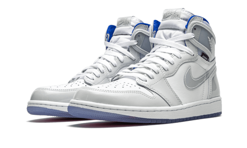 Air Jordan 1 Retro High Zoom White Racer Blue - CK6637-104 - Kickzmi