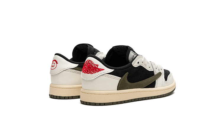 Air Jordan 1 Retro Low OG SP Travis Scott Olive Enfant (PS) - DZ5909-106 - Kickzmi