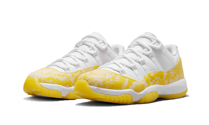 Air Jordan 11 Retro Low Yellow Snakeskin - AH7860-107 - Kickzmi