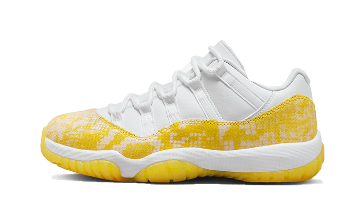 Air Jordan 11 Retro Low Yellow Snakeskin - AH7860-107 - Kickzmi