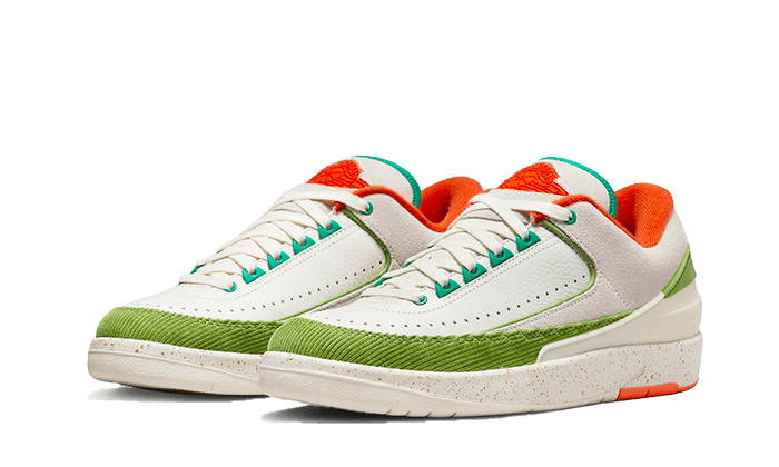 Air Jordan 2 Low SP Titan Safety Orange - DV6206-183 - Kickzmi