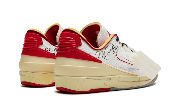 Air Jordan 2 Retro Low SP Off-White White Red - DJ4375-106 - Kickzmi