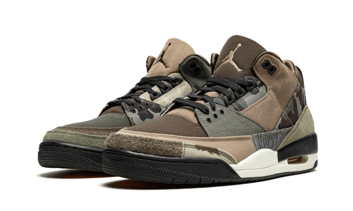 Air Jordan 3 Retro Patchwork Camo - DO1830-200 - Kickzmi