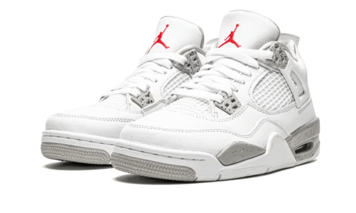 Sneakers éditions limitées et authentiques Air Jordan 4 Tech White (White Oreo) - CT8527-100 / DJ4699-100 - Kickzmi