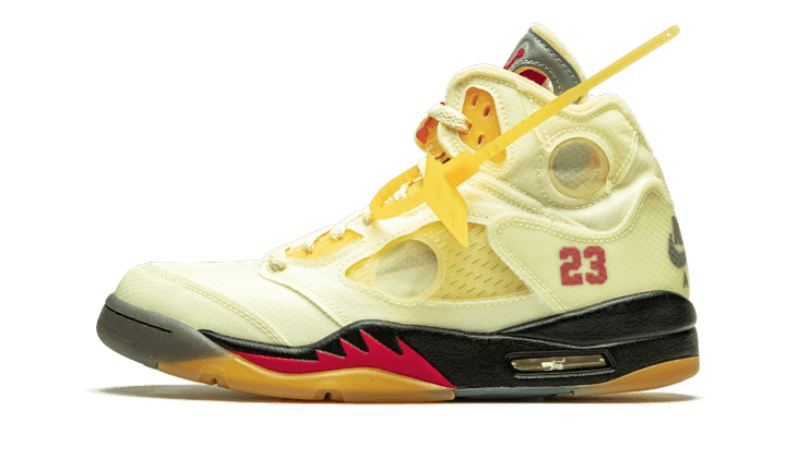 Air Jordan 5 Retro Off-White Sail - DH8565-100 - Kickzmi