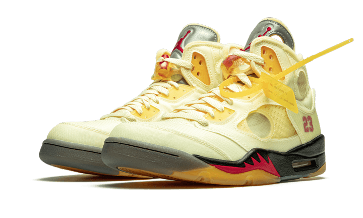 Air Jordan 5 Retro Off-White Sail - DH8565-100 - Kickzmi