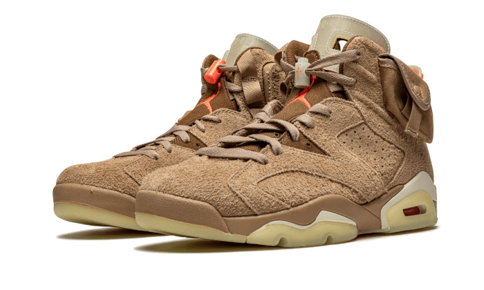 Air Jordan 6 Retro Travis Scott British Khaki - DH0690-200 - Kickzmi