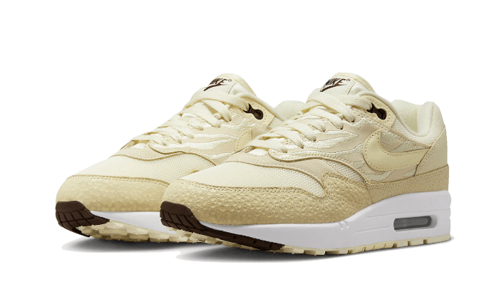 Sneakers éditions limitées et authentiques Nike Air Max 1 '87 Safari Coconut Milk - FD9856-100 - Kickzmi