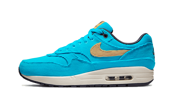 Sneakers éditions limitées et authentiques Nike Air Max 1 Corduroy Baltic Blue - FB8915-400 - Kickzmi