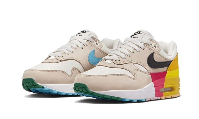 Sneakers éditions limitées et authentiques Nike Air Max 1 Multi-Color - FQ2538-100 - Kickzmi