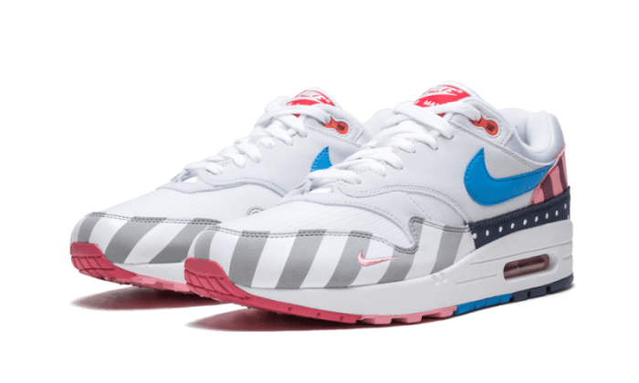 Sneakers éditions limitées et authentiques Nike Air Max 1 Parra (2018) - AT3057-100 - Kickzmi