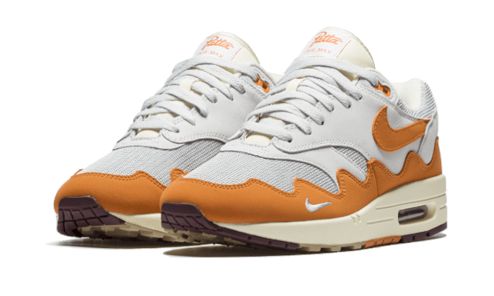 Sneakers éditions limitées et authentiques Nike Air Max 1 Patta Monarch (Special Box + Bracelet) - DH1348-001 - Kickzmi