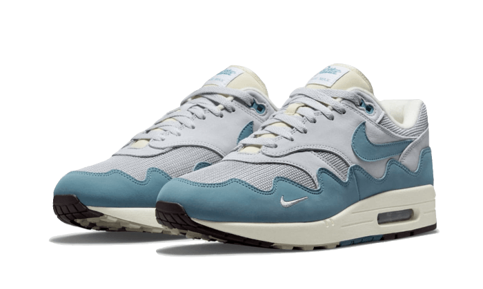 Sneakers éditions limitées et authentiques Nike Air Max 1 Patta Noise Aqua (Special Box + Bracelet) - DH1348-004 - Kickzmi