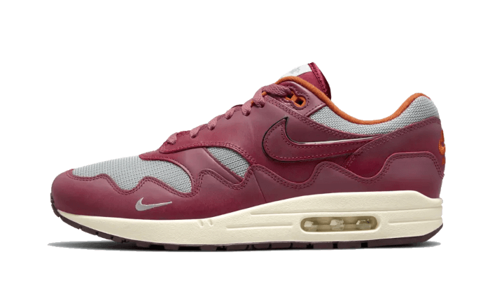 Sneakers éditions limitées et authentiques Nike Air Max 1 Patta Rush Maroon - DO9549-001 - Kickzmi