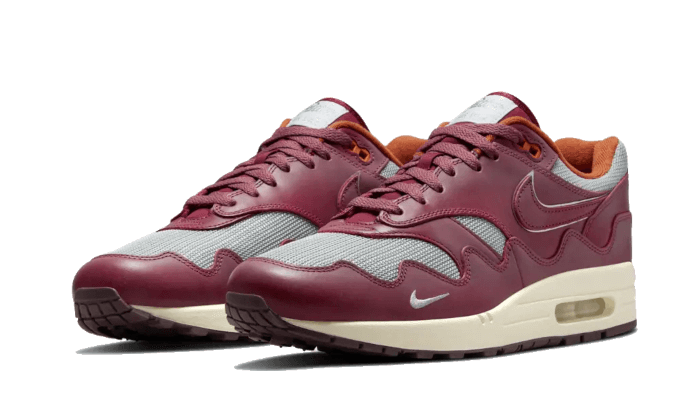 Sneakers éditions limitées et authentiques Nike Air Max 1 Patta Rush Maroon - DO9549-001 - Kickzmi