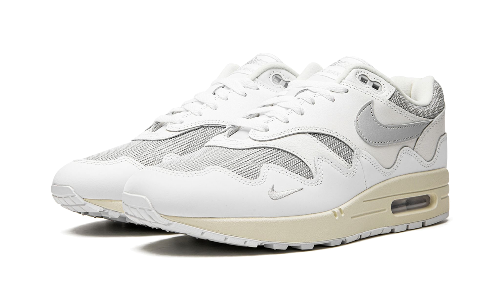 Sneakers éditions limitées et authentiques Nike Air Max 1 Patta White Grey - DQ0299-100 - Kickzmi