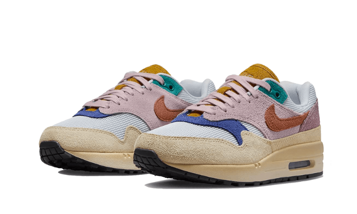 Sneakers éditions limitées et authentiques Nike Air Max 1 Tan Lines - FN7200-224 - Kickzmi