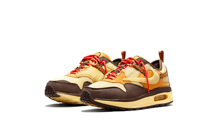 Sneakers éditions limitées et authentiques Nike Air Max 1 Travis Scott Cactus Jack Baroque Brown Enfant (PS) - DN4169-200 - Kickzmi