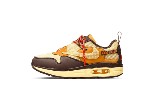 Sneakers éditions limitées et authentiques Nike Air Max 1 Travis Scott Cactus Jack Baroque Brown Enfant (PS) - DN4169-200 - Kickzmi