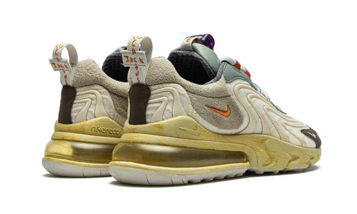 Sneakers éditions limitées et authentiques Nike Air Max 270 React ENG Travis Scott Cactus Trails - CT2864-200 - Kickzmi