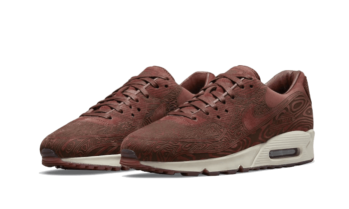 Sneakers éditions limitées et authentiques Nike Air Max 90 Laser Mahogany - DH4689-200 - Kickzmi