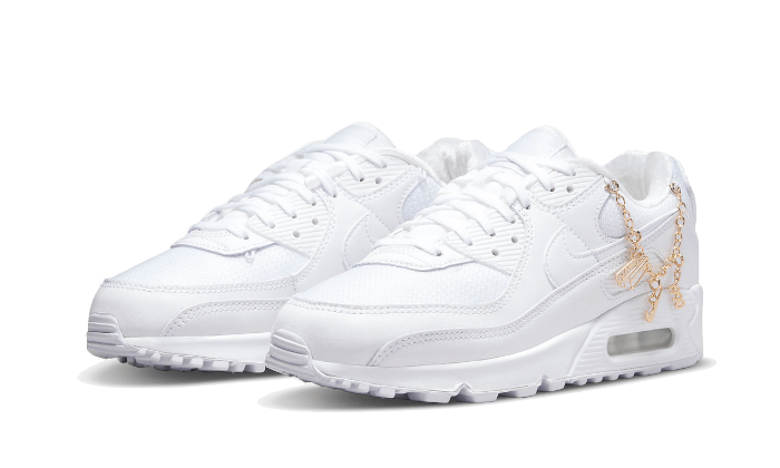 Sneakers éditions limitées et authentiques Nike Air Max 90 Lucky Charm White - DH0569-100 - Kickzmi