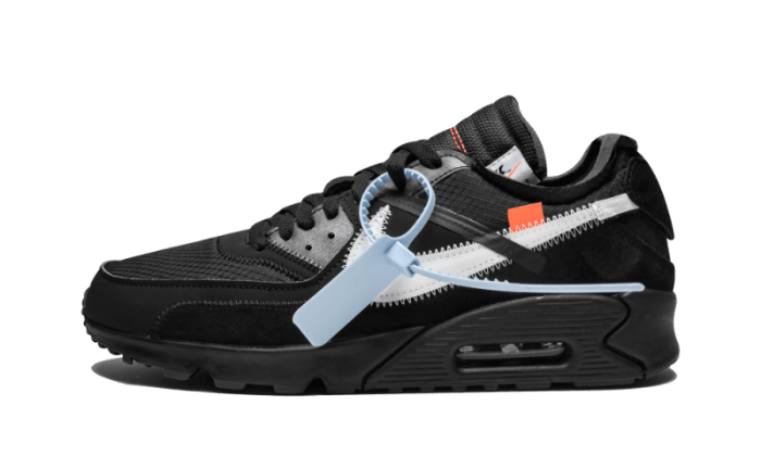 Sneakers éditions limitées et authentiques Nike Air Max 90 Off-White Black - AA7293 001 - Kickzmi