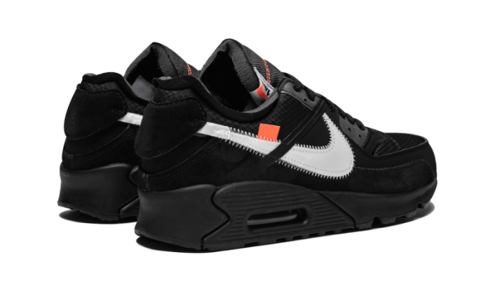 Sneakers éditions limitées et authentiques Nike Air Max 90 Off-White Black - AA7293 001 - Kickzmi