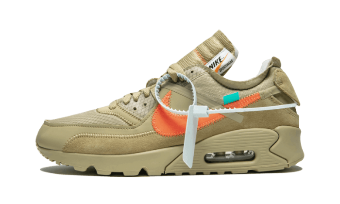 Sneakers éditions limitées et authentiques Nike Air Max 90 Off-White Desert Ore - AA7293-200 - Kickzmi