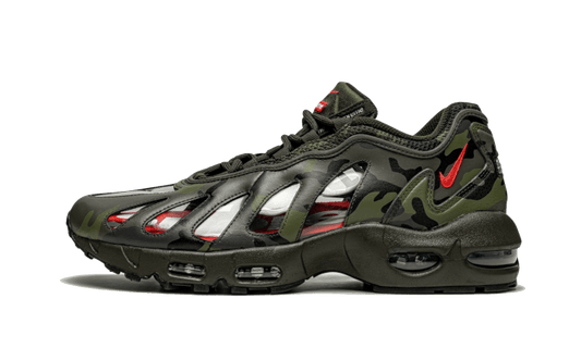 Sneakers éditions limitées et authentiques Nike Air Max 96 Dark Army Supreme - CV7652-300 - Kickzmi