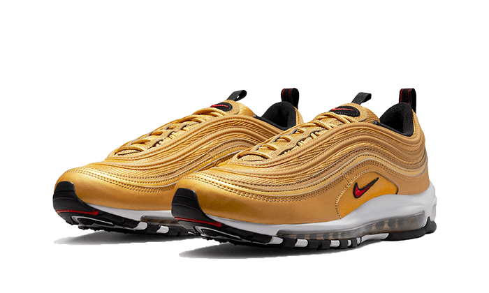 Sneakers éditions limitées et authentiques Nike Air Max 97 Gold Bullet - DM0028-700 / DQ9131-700 - Kickzmi