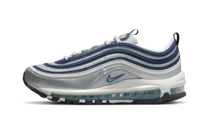 Sneakers éditions limitées et authentiques Nike Air Max 97 Metallic Silver Blue - DM0028-001 / DQ9131-001 - Kickzmi