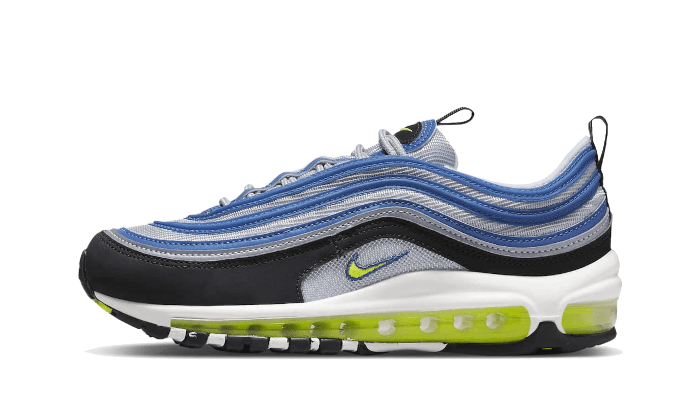 Sneakers éditions limitées et authentiques Nike Air Max 97 OG Atlantic Blue Voltage Yellow - DM0028-400 / DQ9131-400 - Kickzmi