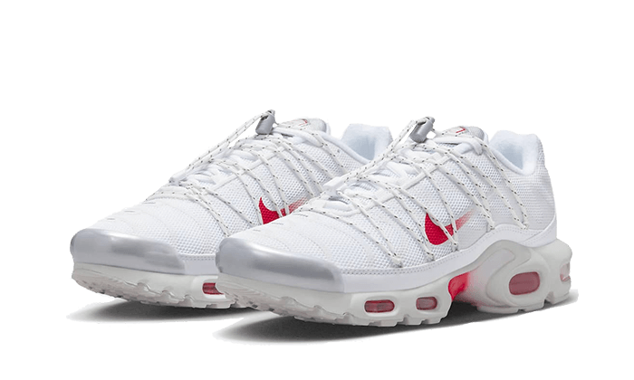 Nike Air Max Plus Utility White Silver Red - FN3488-100 - Kickzmi