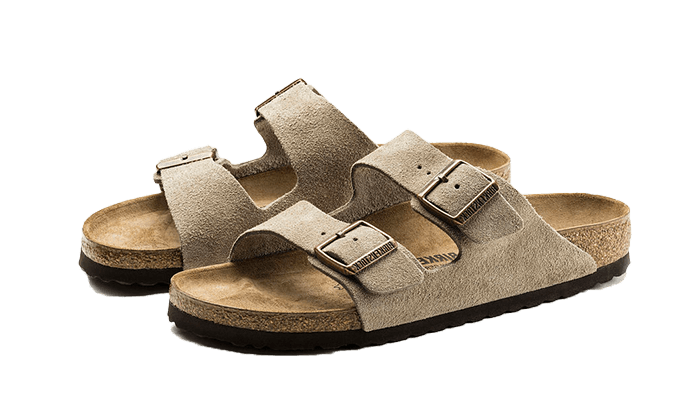 Birkenstock Arizona Suede Leather Taupe - 0051461/0051463 - Kickzmi