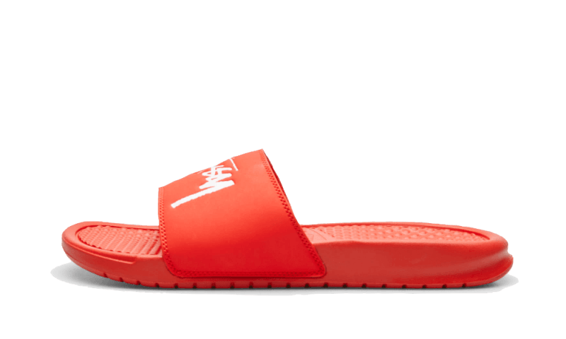 Nike Benassi Stussy Habanero Red - CW2787-600 - Kickzmi