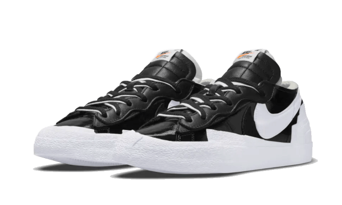 Nike Blazer Low Sacai Black Patent - DM6443-001 - Kickzmi