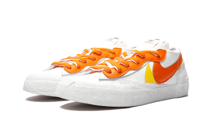 Nike Blazer Low Sacai White Magma Orange - DD1877-100 - Kickzmi