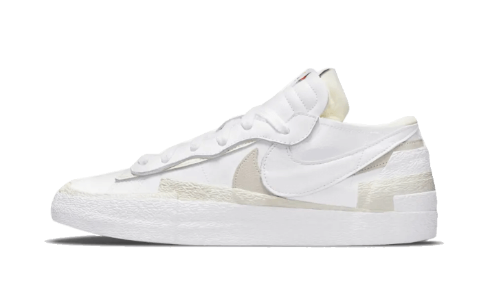 Nike Blazer Low Sacai White Patent - DM6443-100 - Kickzmi