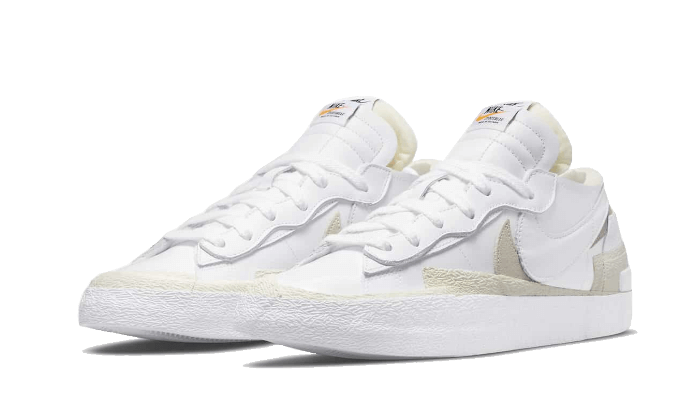 Nike Blazer Low Sacai White Patent - DM6443-100 - Kickzmi