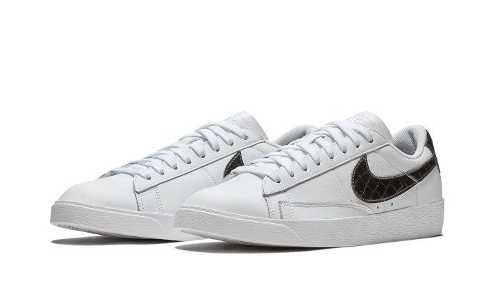 Nike Blazer Low White Black Croc - BQ0033-100 - Kickzmi