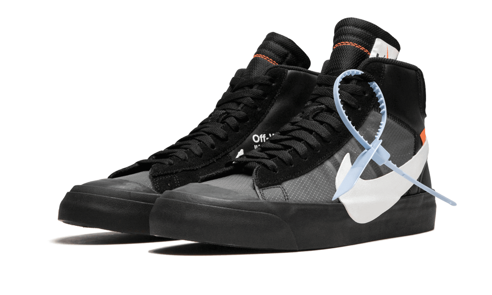 Sneakers éditions limitées et authentiques Nike Blazer Mid Off-White Grim Reaper - AA3832-001 - Kickzmi