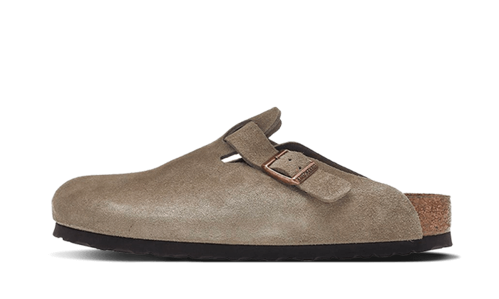 Birkenstock Boston Soft Footbed Suede Taupe - 0560773 - Kickzmi