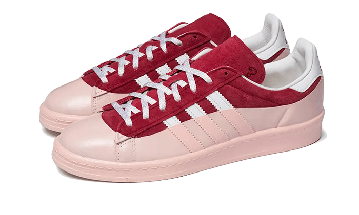 Sneakers éditions limitées et authentiques Adidas Campus 80s Cali Thornhill Dewitt Burgundy - IG3138 - Kickzmi