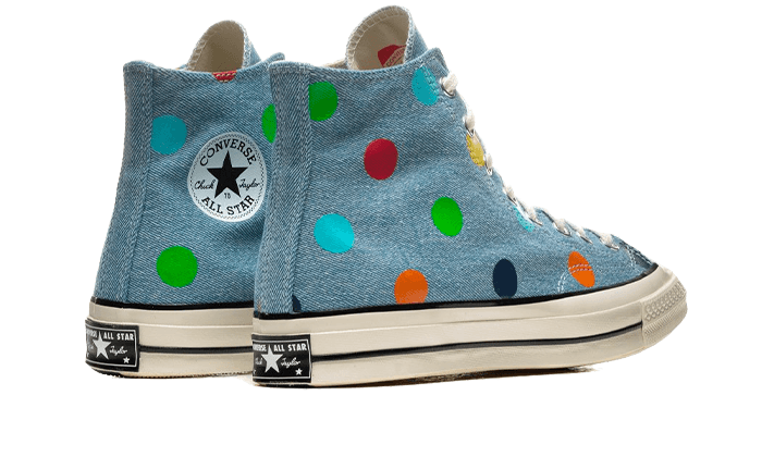 Converse Chuck Taylor All-Star 70s Hi Golf Wang Denim Polka Dots - 170011C - Kickzmi