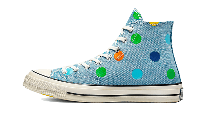 Converse Chuck Taylor All-Star 70s Hi Golf Wang Denim Polka Dots - 170011C - Kickzmi