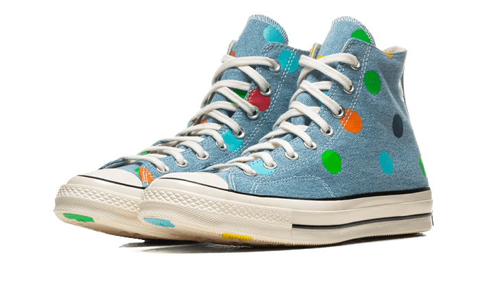 Converse Chuck Taylor All-Star 70s Hi Golf Wang Denim Polka Dots - 170011C - Kickzmi